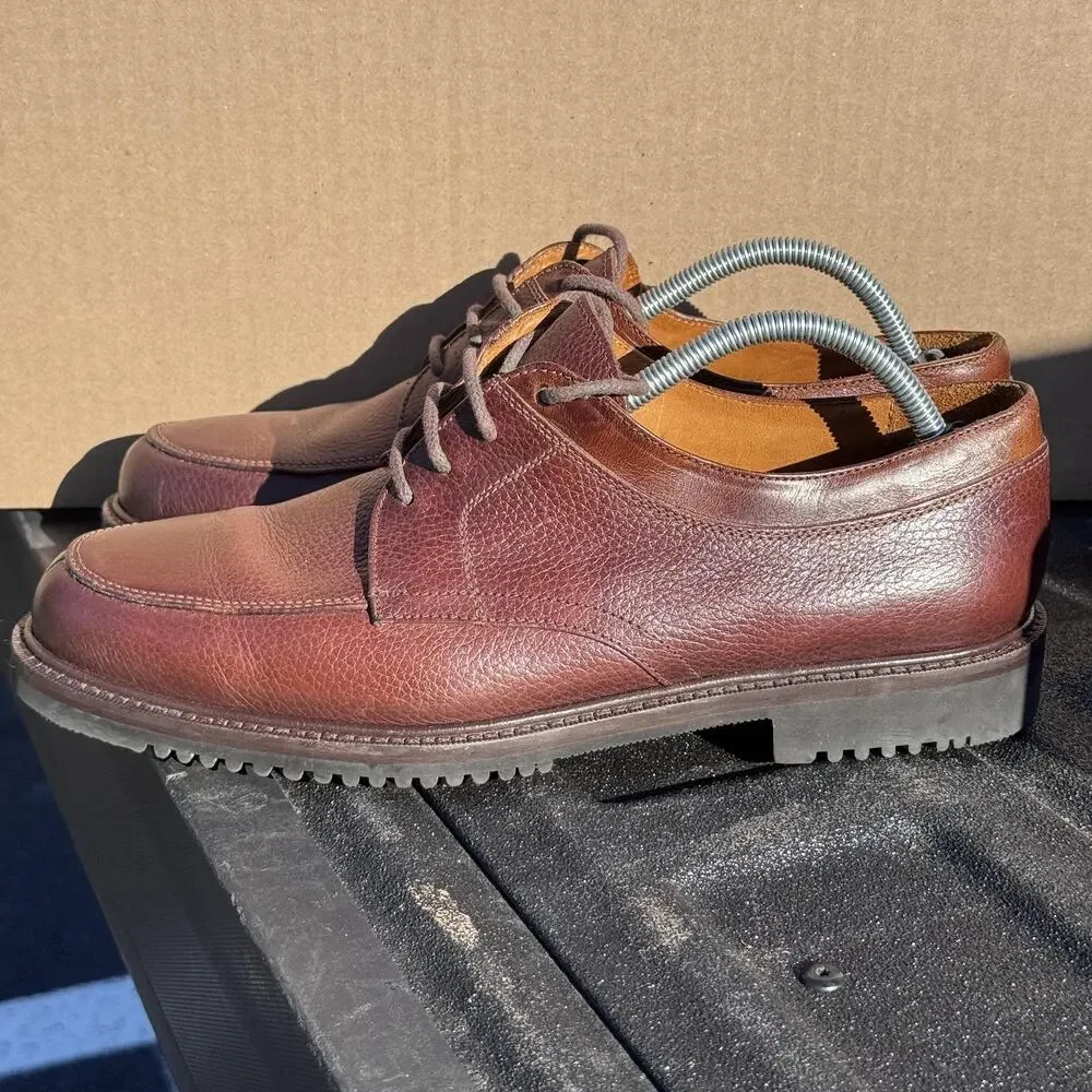 Cole Haan Shoes Mens Size 10.5 Derby Oxford Pebbled Leather Comfort 6355